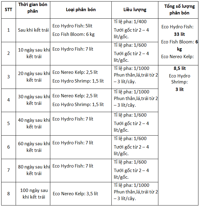 bón phân cho cây cam khi ra bông kết trái