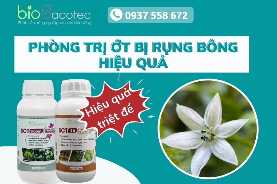 phòng trị ớt rụng bông